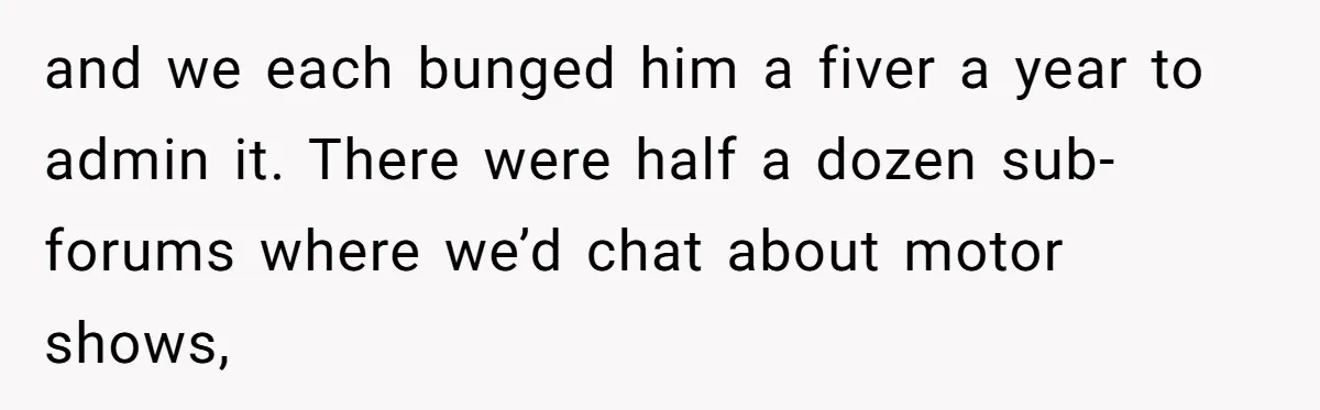 Internet Sleuths Rally Around Groom After Helicopter Service Abandons Their Promise and we each bunged him a fiver a year to admin it. There were half a dozen sub-forums where we’d chat about motor shows,
