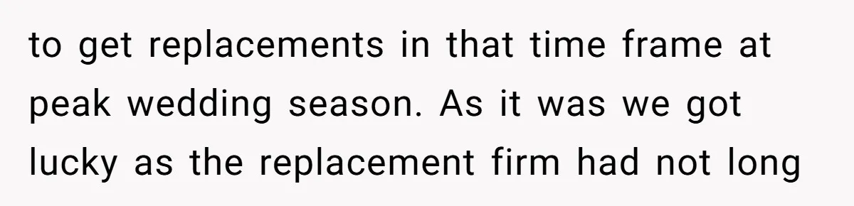 Internet Sleuths Rally Around Groom After Helicopter Service Abandons Their Promise to get replacements in that time frame at peak wedding season. As it was we got lucky as the replacement firm had not long