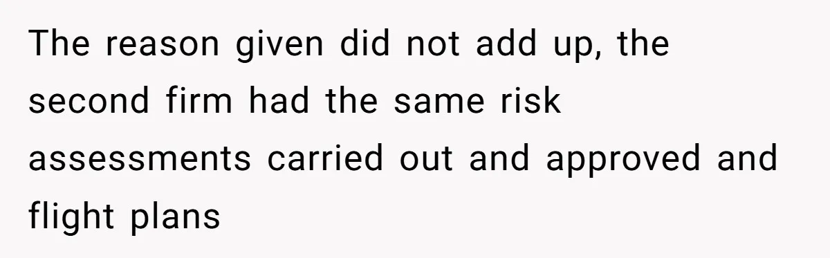 Internet Sleuths Rally Around Groom After Helicopter Service Abandons Their Promise The reason given did not add up, the second firm had the same risk assessments carried out and approved and flight plans