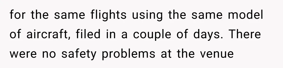 Internet Sleuths Rally Around Groom After Helicopter Service Abandons Their Promise for the same flights using the same model of aircraft, filed in a couple of days. There were no safety problems at the venue