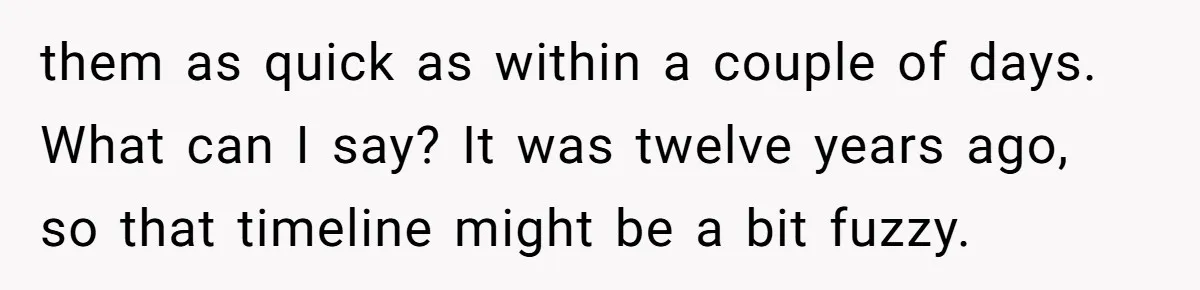 Internet Sleuths Rally Around Groom After Helicopter Service Abandons Their Promise them as quick as within a couple of days. What can I say? It was twelve years ago, so that timeline might be a bit fuzzy.
