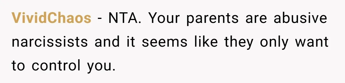 Teen Stops Participating In Family Therapy After Mom Accuses Her Of Lying VividChaos − NTA. Your parents are abusive narcissists and it seems like they only want to control you.