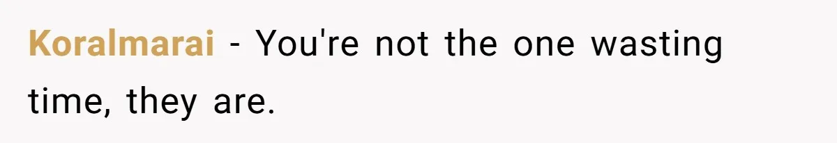 Teen Stops Participating In Family Therapy After Mom Accuses Her Of Lying Koralmarai − You're not the one wasting time, they are.