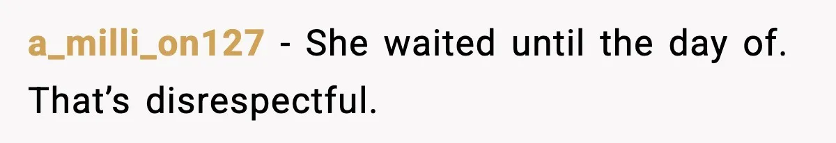 Nephew’s Girlfriend Rejects Home-Cooked Meal and Expects Pizza Instead a_milli_on127 - She waited until the day of. That’s disrespectful.