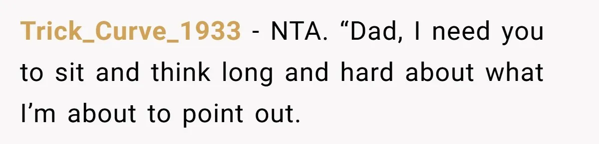 Trick_Curve_1933 − NTA. “Dad, I need you to sit and think long and hard about what I’m about to point out.