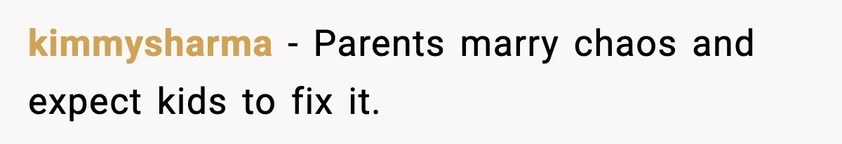 A 17-Year-Old Refuses to Risk His Safety for Dad’s New Family kimmysharma - Parents marry chaos and expect kids to fix it.