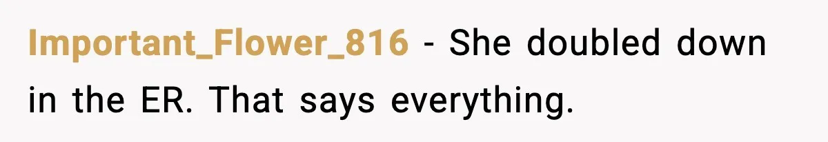Sister Nearly Sends Woman to ICU After Deciding Her Allergy Was Fake Important_Flower_816 - She doubled down in the ER. That says everything.