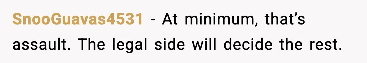 Sister Nearly Sends Woman to ICU After Deciding Her Allergy Was Fake SnooGuavas4531 - At minimum, that’s assault. The legal side will decide the rest.