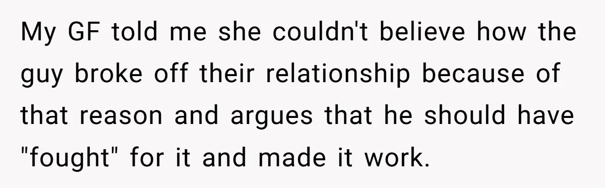 Man Considers Breaking Up With Indian Girlfriend Because Of Her Race Discriminative Friends My GF told me she couldn't believe how the guy broke off their relationship because of that reason and argues that he should have "fought" for it and made it...
