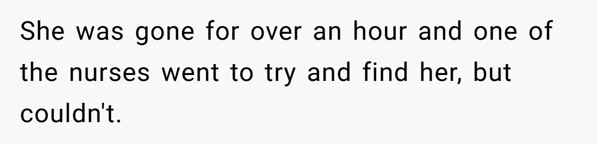 Young Mother Calls Out Her Mom For Abandoning Her During Intense Labor Contractions She was gone for over an hour and one of the nurses went to try and find her, but couldn't.