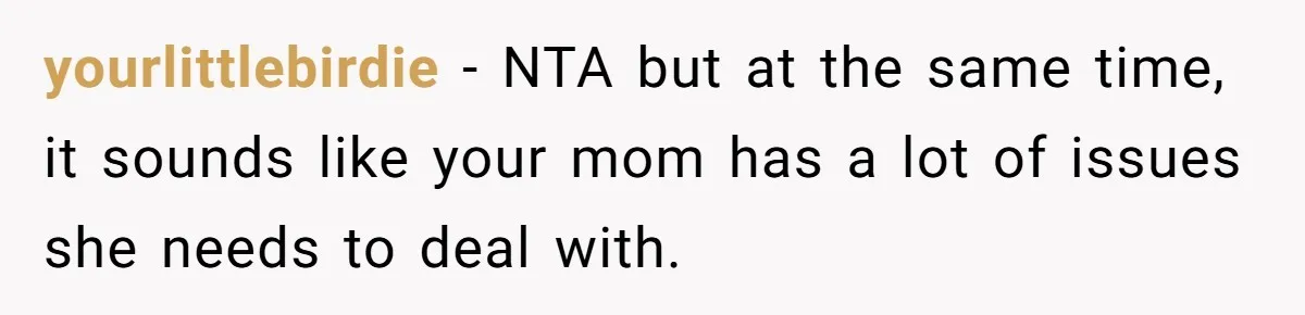 Young Mother Calls Out Her Mom For Abandoning Her During Intense Labor Contractions yourlittlebirdie − NTA but at the same time, it sounds like your mom has a lot of issues she needs to deal with.
