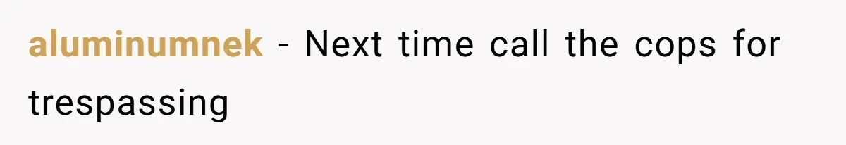 Grumpy Neighbor Sneaks Into Yard To Rake Leaves But Homeowner Strikes Back With Midnight Revenge Move aluminumnek − Next time call the cops for trespassing