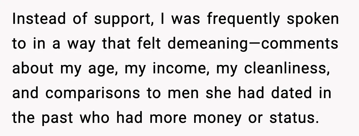 Wife Wants a Divorce, Then Asks Him to Handle Her Bank Calls, He Says No Instead of support, I was frequently spoken to in a way that felt demeaning—comments about my age, my income, my cleanliness, and comparisons to men she had dated in the...