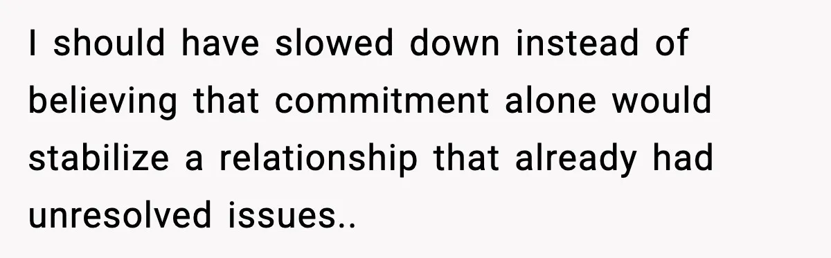Wife Wants a Divorce, Then Asks Him to Handle Her Bank Calls, He Says No I should have slowed down instead of believing that commitment alone would stabilize a relationship that already had unresolved issues..