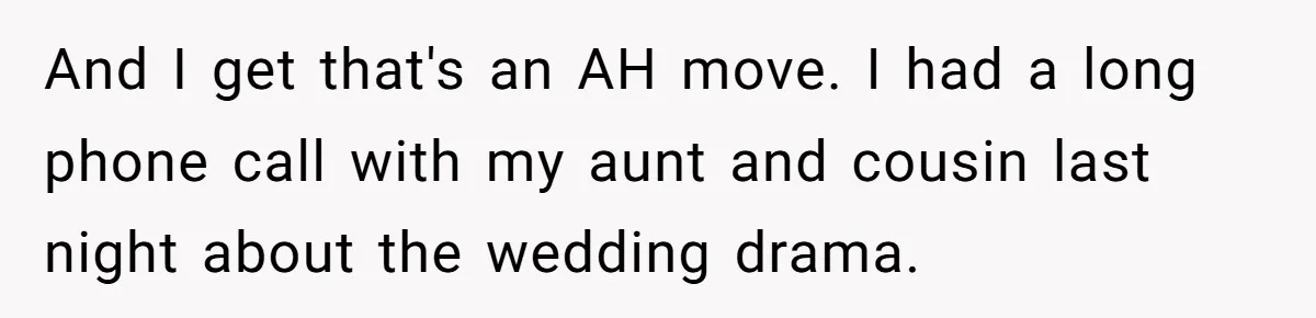 He Was the Family ATM Until He Found Out He Was Not Invited to the Wedding And I get that's an AH move. I had a long phone call with my aunt and cousin last night about the wedding drama.
