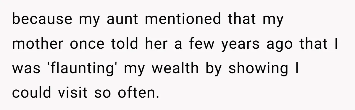 He Was the Family ATM Until He Found Out He Was Not Invited to the Wedding because my aunt mentioned that my mother once told her a few years ago that I was 'flaunting' my wealth by showing I could visit so often.