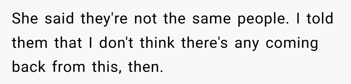 He Was the Family ATM Until He Found Out He Was Not Invited to the Wedding She said they're not the same people. I told them that I don't think there's any coming back from this, then.