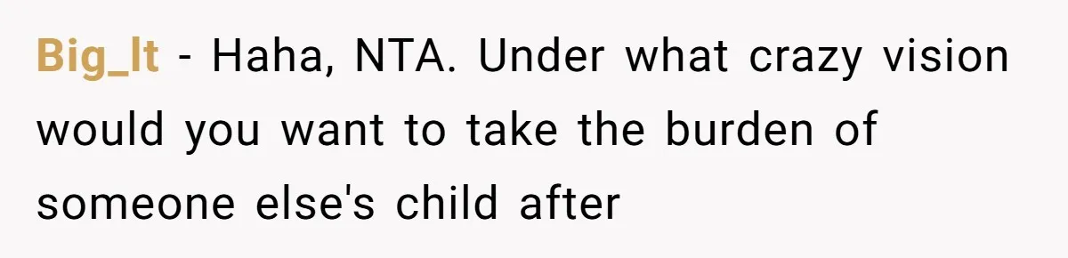 He Went On A Few Dates, Then She Got Pregnant By Someone Else And Expected Him To Step Up Big_lt − Haha, NTA. Under what crazy vision would you want to take the burden of someone else's child after