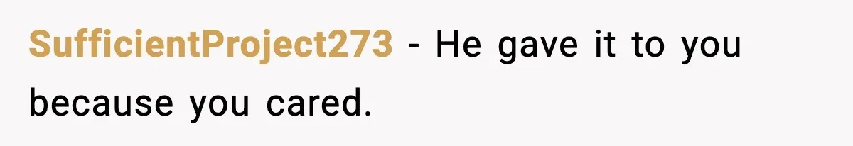 Ex-Wife’s Family Demands Car Shop Back After Divorce, He Says No SufficientProject273 - He gave it to you because you cared.