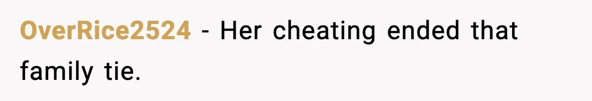 Ex-Wife’s Family Demands Car Shop Back After Divorce, He Says No OverRice2524 - Her cheating ended that family tie.