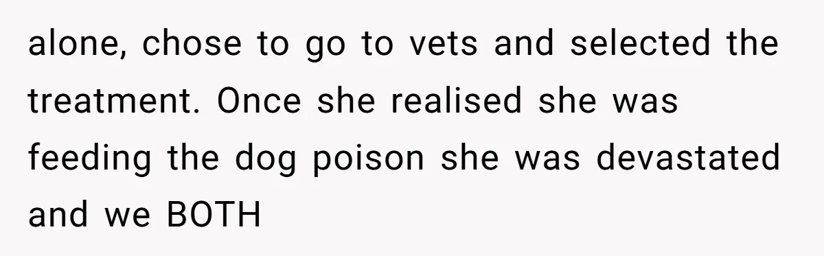 Dog Re-homing Dream Turns into a £1,200 Emergency Over a Handful of Grapes alone, chose to go to vets and selected the treatment. Once she realised she was feeding the dog poison she was devastated and we BOTH