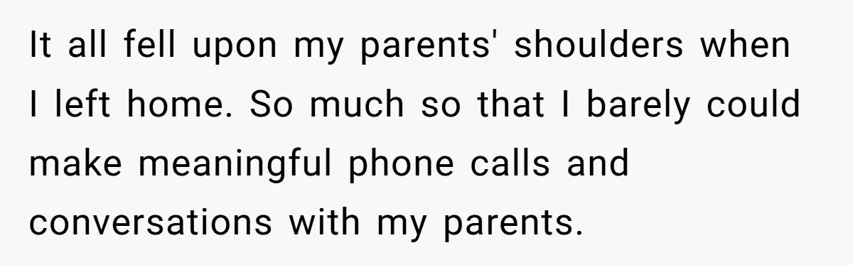 "Second Class Citizen" No More: Why One Woman Is Choosing Her Girlfriend Over Her Family for the Holidays It all fell upon my parents' shoulders when I left home. So much so that I barely could make meaningful phone calls and conversations with my parents.