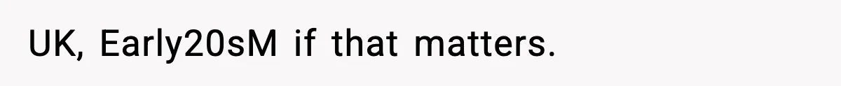 He Walked Away From Christmas Dinner Because the Lighting Made Eating Impossible UK, Early20sM if that matters.