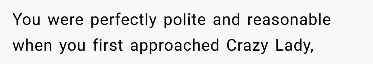 Teen Tries To Be Polite At The Park, Gets Insulted For Defending His Sister You were perfectly polite and reasonable when you first approached Crazy Lady,