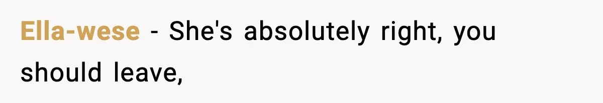 Father Exposes Wife’s Unsafe Feeding Habits To Pediatrician To Protect Their Infant Ella-wese − She's absolutely right, you should leave,