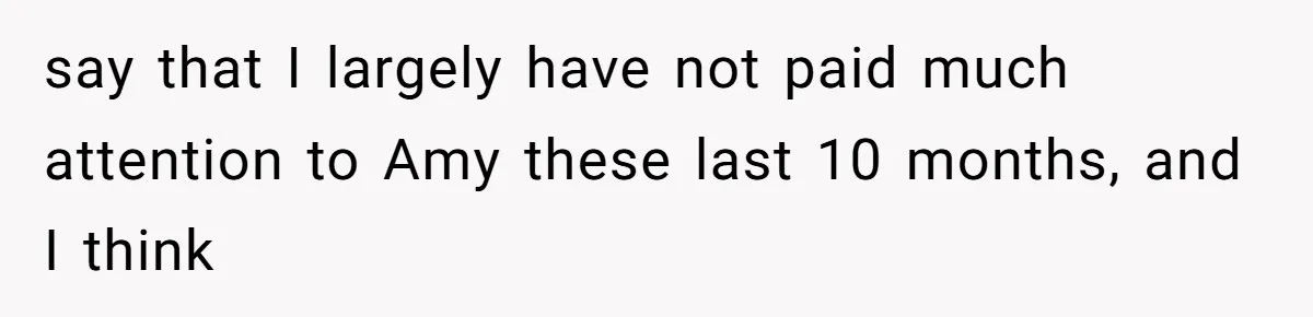 Identical Twins, Not-So-Identical Lives: When Animal Crossing Triggers a Family Explosion say that I largely have not paid much attention to Amy these last 10 months, and I think