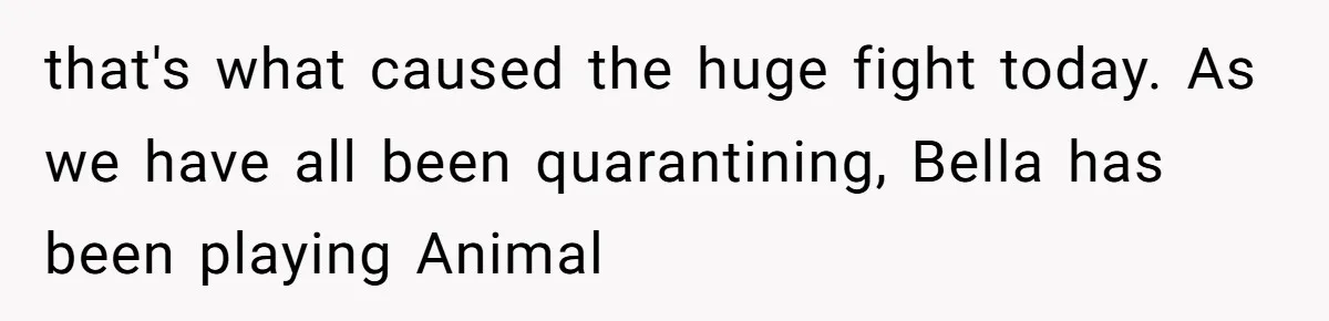 Identical Twins, Not-So-Identical Lives: When Animal Crossing Triggers a Family Explosion that's what caused the huge fight today. As we have all been quarantining, Bella has been playing Animal
