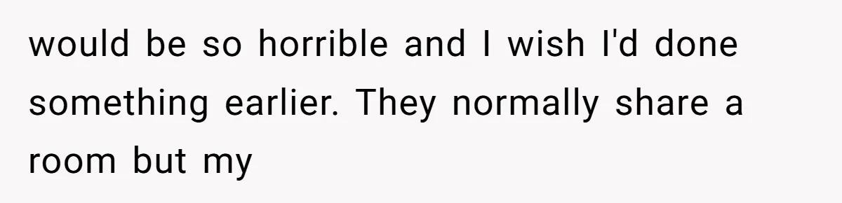 Identical Twins, Not-So-Identical Lives: When Animal Crossing Triggers a Family Explosion would be so horrible and I wish I'd done something earlier. They normally share a room but my