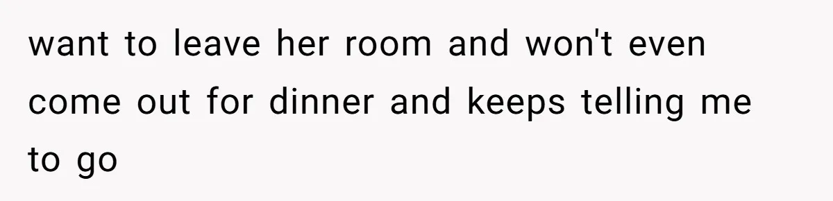 Identical Twins, Not-So-Identical Lives: When Animal Crossing Triggers a Family Explosion want to leave her room and won't even come out for dinner and keeps telling me to go