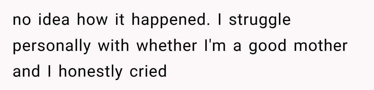 Identical Twins, Not-So-Identical Lives: When Animal Crossing Triggers a Family Explosion no idea how it happened. I struggle personally with whether I'm a good mother and I honestly cried