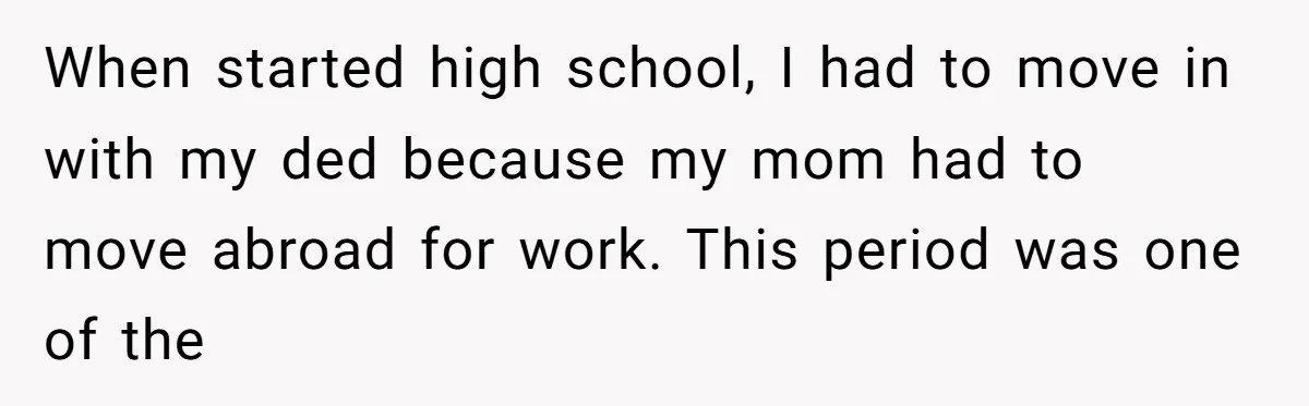 A Dad Who Kicked His Daughter Out at Eighteen Now Wants to Lead Her Down the Aisle When started high school, I had to move in with my ded because my mom had to move abroad for work. This period was one of the
