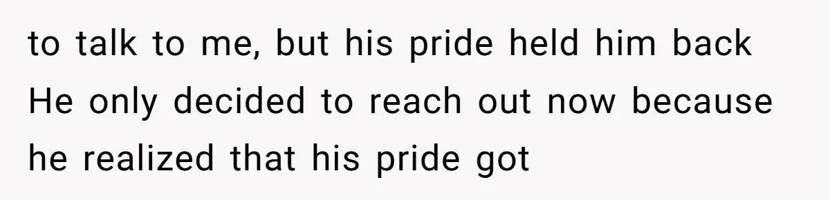 A Dad Who Kicked His Daughter Out at Eighteen Now Wants to Lead Her Down the Aisle to talk to me, but his pride held him back He only decided to reach out now because he realized that his pride got