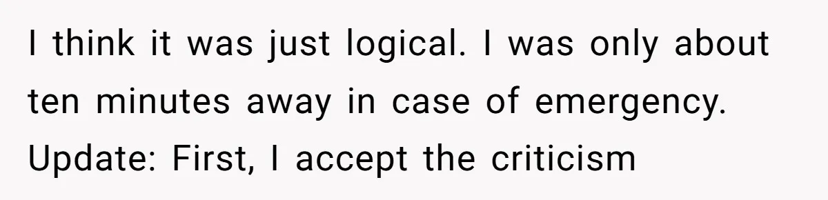 Husband Rents an Entire Airbnb Just to Escape the Interruptions of His Visiting In-Laws I think it was just logical. I was only about ten minutes away in case of emergency. Update: First, I accept the criticism
