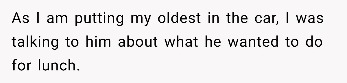 Impatient Driver Keeps Honking At Family Loading Kids, So Dad Teaches Her A Clever Parking Lesson As I am putting my oldest in the car, I was talking to him about what he wanted to do for lunch.