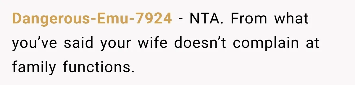 Man Can’t Believe His Family Calls Him Heartless For Choosing His Allergic Bride Over A Dog Dangerous-Emu-7924 − NTA. From what you’ve said your wife doesn’t complain at family functions.