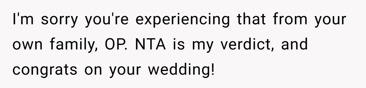 Man Can’t Believe His Family Calls Him Heartless For Choosing His Allergic Bride Over A Dog I'm sorry you're experiencing that from your own family, OP. NTA is my verdict, and congrats on your wedding!