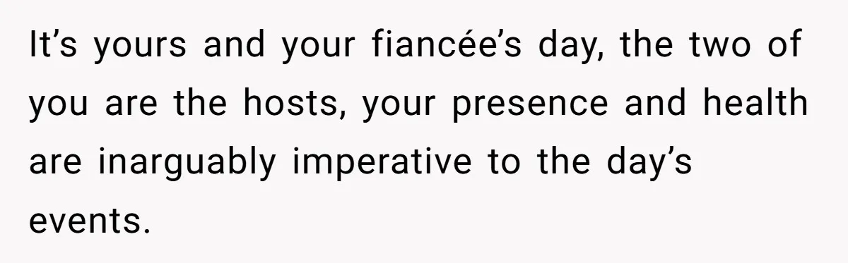 Man Can’t Believe His Family Calls Him Heartless For Choosing His Allergic Bride Over A Dog It’s yours and your fiancée’s day, the two of you are the hosts, your presence and health are inarguably imperative to the day’s events.
