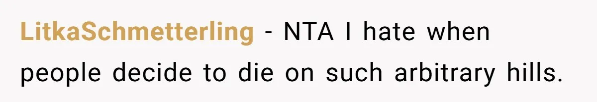 LitkaSchmetterling − NTA I hate when people decide to die on such arbitrary hills.