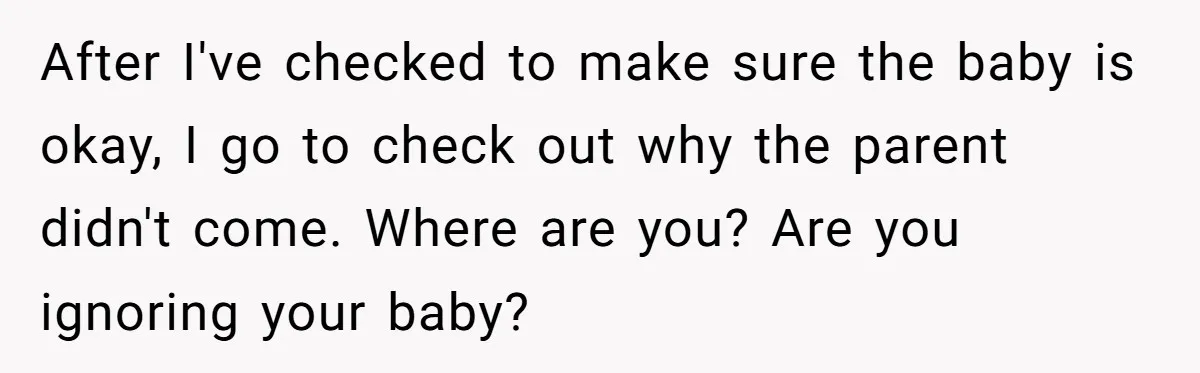 Young Mom Refuses In-Laws’ Help After A Fall Exposes A Chilling Priority After I've checked to make sure the baby is okay, I go to check out why the parent didn't come. Where are you? Are you ignoring your baby?