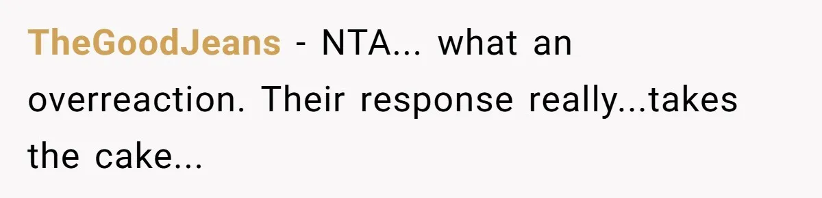 Man Accused Of Stealing Birthday Cake Slice After Accepting What He Was Offered TheGoodJeans − NTA... what an overreaction. Their response really...takes the cake...