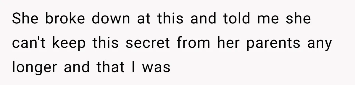 Husband Shocked After Wife Says Meeting Her Parents Requires A Second Wedding She broke down at this and told me she can't keep this secret from her parents any longer and that I was
