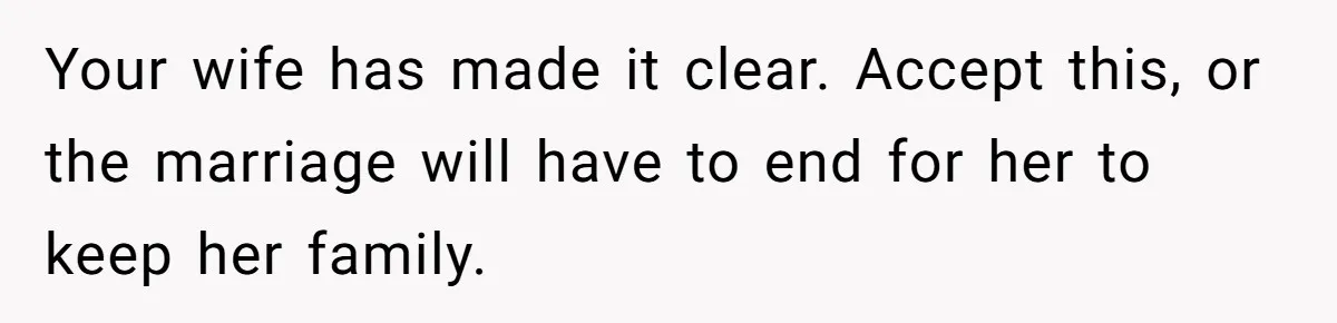 Husband Shocked After Wife Says Meeting Her Parents Requires A Second Wedding Your wife has made it clear. Accept this, or the marriage will have to end for her to keep her family.