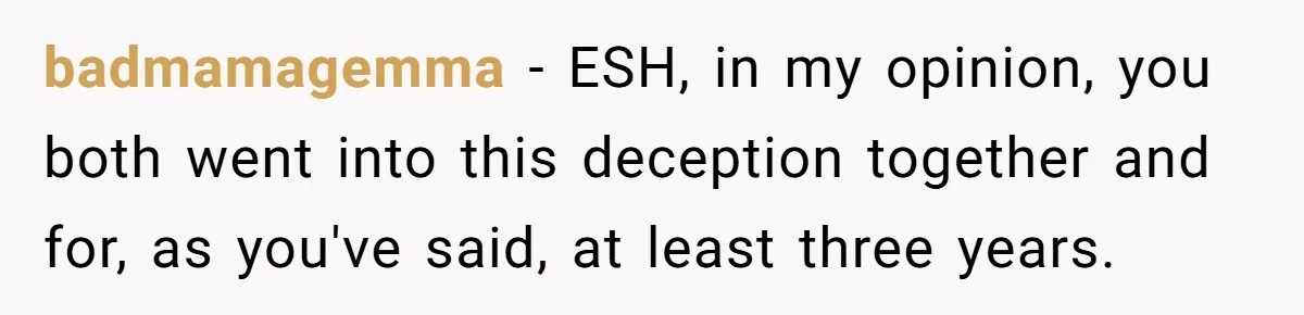 Husband Shocked After Wife Says Meeting Her Parents Requires A Second Wedding badmamagemma − ESH, in my opinion, you both went into this deception together and for, as you've said, at least three years.
