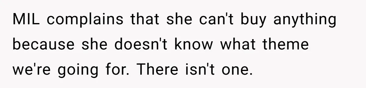 Expectant Parents Allow Husband To Choose Dino Printed Clothes For Baby Girl, Despite Family's Opinion MIL complains that she can't buy anything because she doesn't know what theme we're going for. There isn't one.