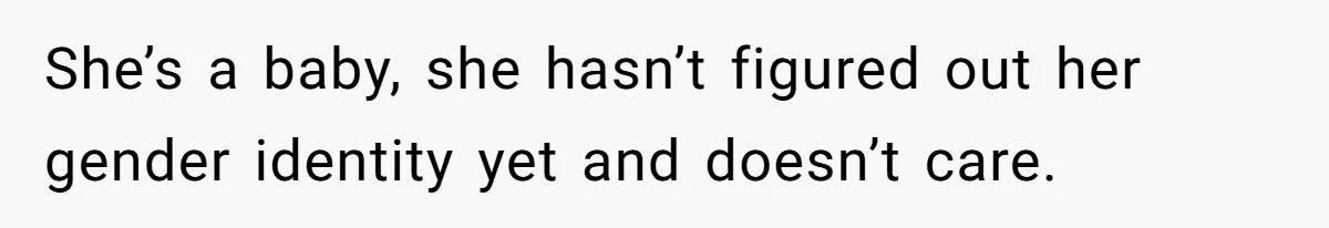 Expectant Parents Allow Husband To Choose Dino Printed Clothes For Baby Girl, Despite Family's Opinion She’s a baby, she hasn’t figured out her gender identity yet and doesn’t care.