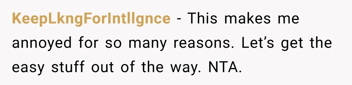 Expectant Parents Allow Husband To Choose Dino Printed Clothes For Baby Girl, Despite Family's Opinion KeepLkngForIntllgnce − This makes me annoyed for so many reasons. Let’s get the easy stuff out of the way. NTA.